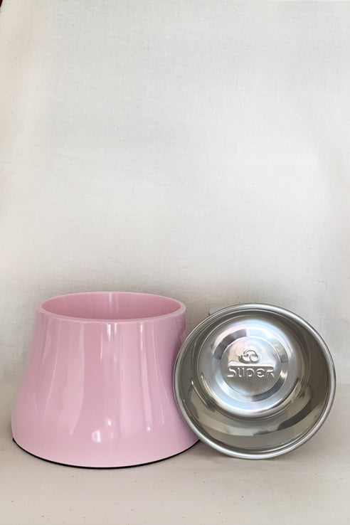Elevated Feeding Bowl Medium - Pink - Nous Wanderlust Stories