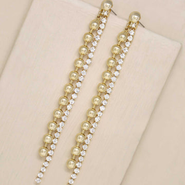 Crystal 18K Gold Plated Dangle Earrings - Nous Wanderlust Stories