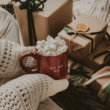 'Ho Ho Ho' Stoneware Coffee Mug - Nous Wanderlust Stories