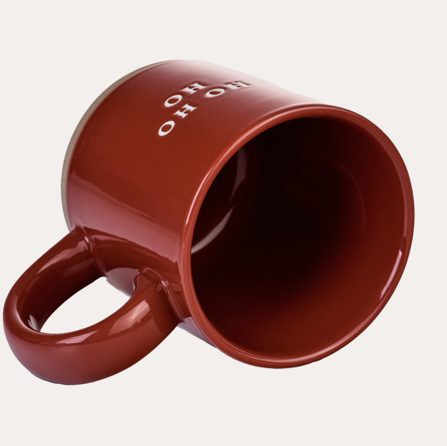 'Ho Ho Ho' Stoneware Coffee Mug - Nous Wanderlust Stories