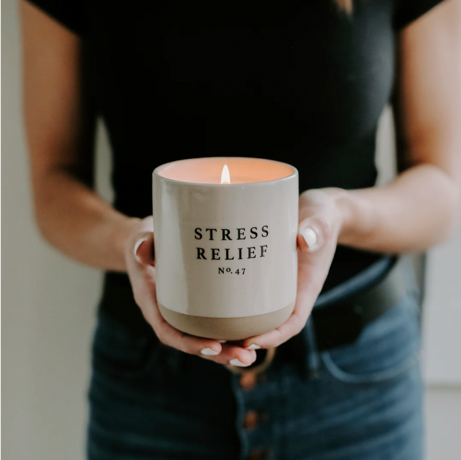 'Stress Relief' Soy Candle - Nous Wanderlust Stories