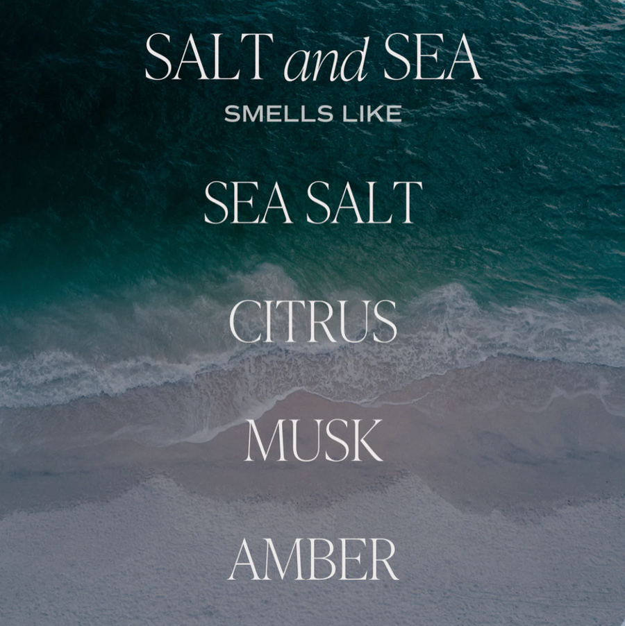 'Salt & Sea' Soy Candle - Nous Wanderlust Stories