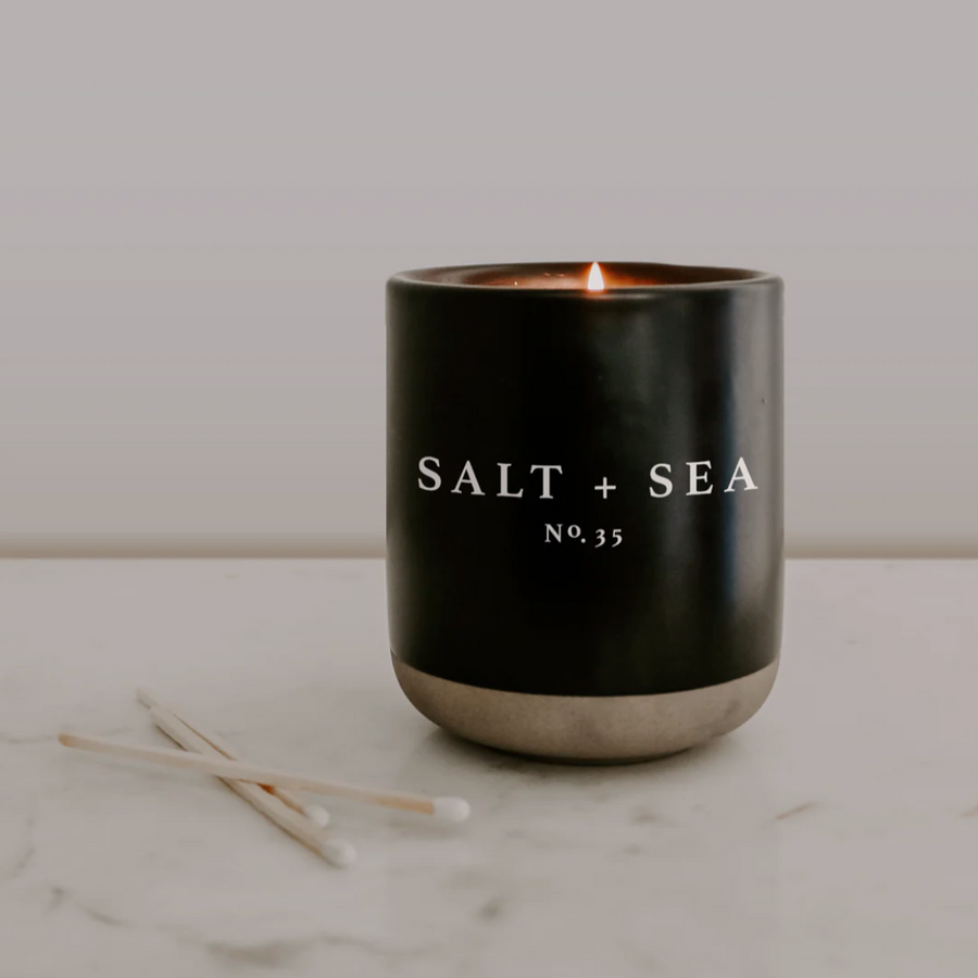 'Salt & Sea' Soy Candle - Nous Wanderlust Stories