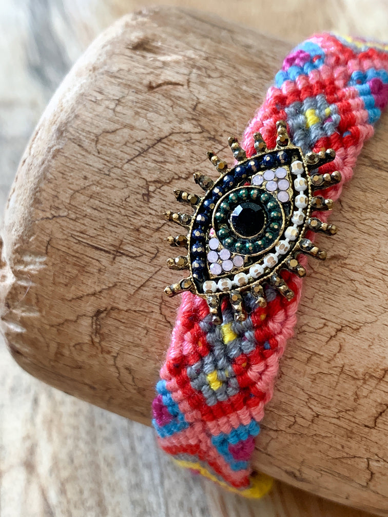 Kaleidoscope Bracelet - Pink - Nous Wanderlust Stories