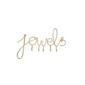 'Jewels' Jewelry Wall Hook - Nous Wanderlust Stories