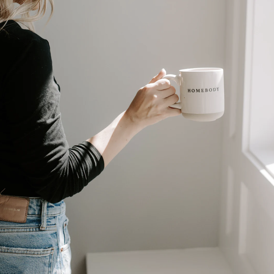 'Homebody' Stoneware Coffee Mug - Nous Wanderlust Stories