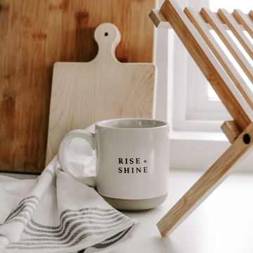 'Rise & Shine' Stoneware Coffee Mug - Nous Wanderlust Stories