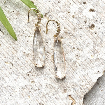 Crystal Teardrop Earrings - Nous Wanderlust Stories